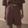 Sancia Delphi Shorts - Cinnamon 1 Sancia Delphi Shorts - Cinnamon -Lulu&M 1620A DE DELPHI SHORTS CINNAMON 3471copy jpg