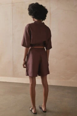 Sancia Delphi Shorts - Cinnamon 18 Sancia Delphi Shorts - Cinnamon -Lulu&M 1620A DE DELPHI SHORTS CINNAMON 3477copy jpg