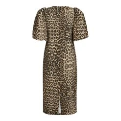 Co'couture Leo Puff Dress - Khaki -Lulu&M 199 36350 16 02