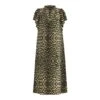 Co'couture Leo Frill Dress - Khaki -Lulu&M 199 36424 16 01