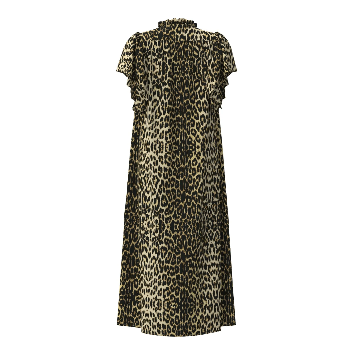 Co'couture Leo Frill Dress - Khaki 4 Co'couture Leo Frill Dress - Khaki - Image 2