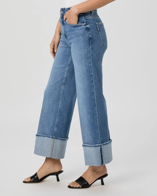 Paige Sasha Ankle Wide Leg Jean - Poet 5 Paige Sasha Ankle Wide Leg Jean - Poet - Image 3