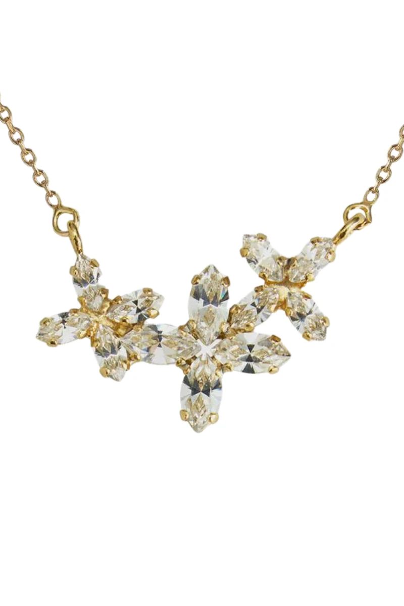 Caroline Svedbom Multi Star Necklace Gold - Crystal 3 Caroline Svedbom Multi Star Necklace Gold - Crystal