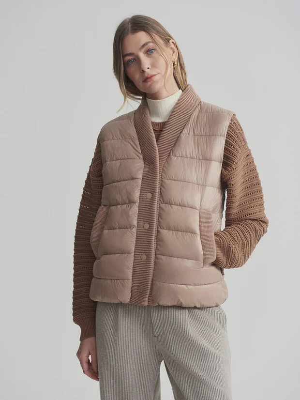 Varley Colwyn Combo Boxy Gilet - Chanterelle 3 Varley Colwyn Combo Boxy Gilet - Chanterelle