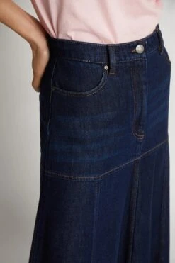 Alternative view of Munthe Tuxya Skirt - Indigo