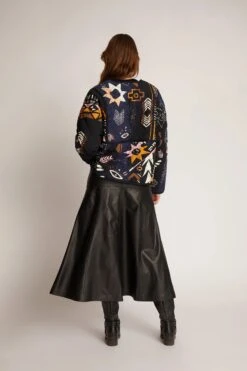 Munthe Ticcu Outerwear - Blue 12 Munthe Ticcu Outerwear - Blue -Lulu&M 243 1530 24303 36 W1 jpg