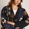 Munthe Ticcu Outerwear - Blue 1 Munthe Ticcu Outerwear - Blue -Lulu&M 243 1530 24303 36 W3 jpg