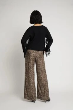 Munthe Tagillu Fringed Knit - Black -Lulu&M 243 1615 24376 2 W 2907 jpg