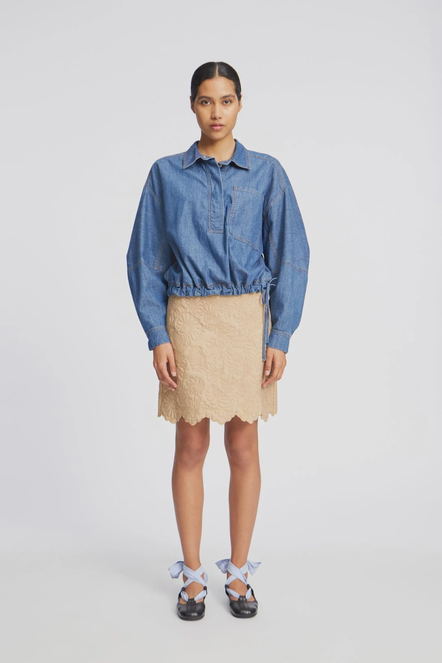Munthe Fihr Top - Indigo 4 Munthe Fihr Top - Indigo - Image 2