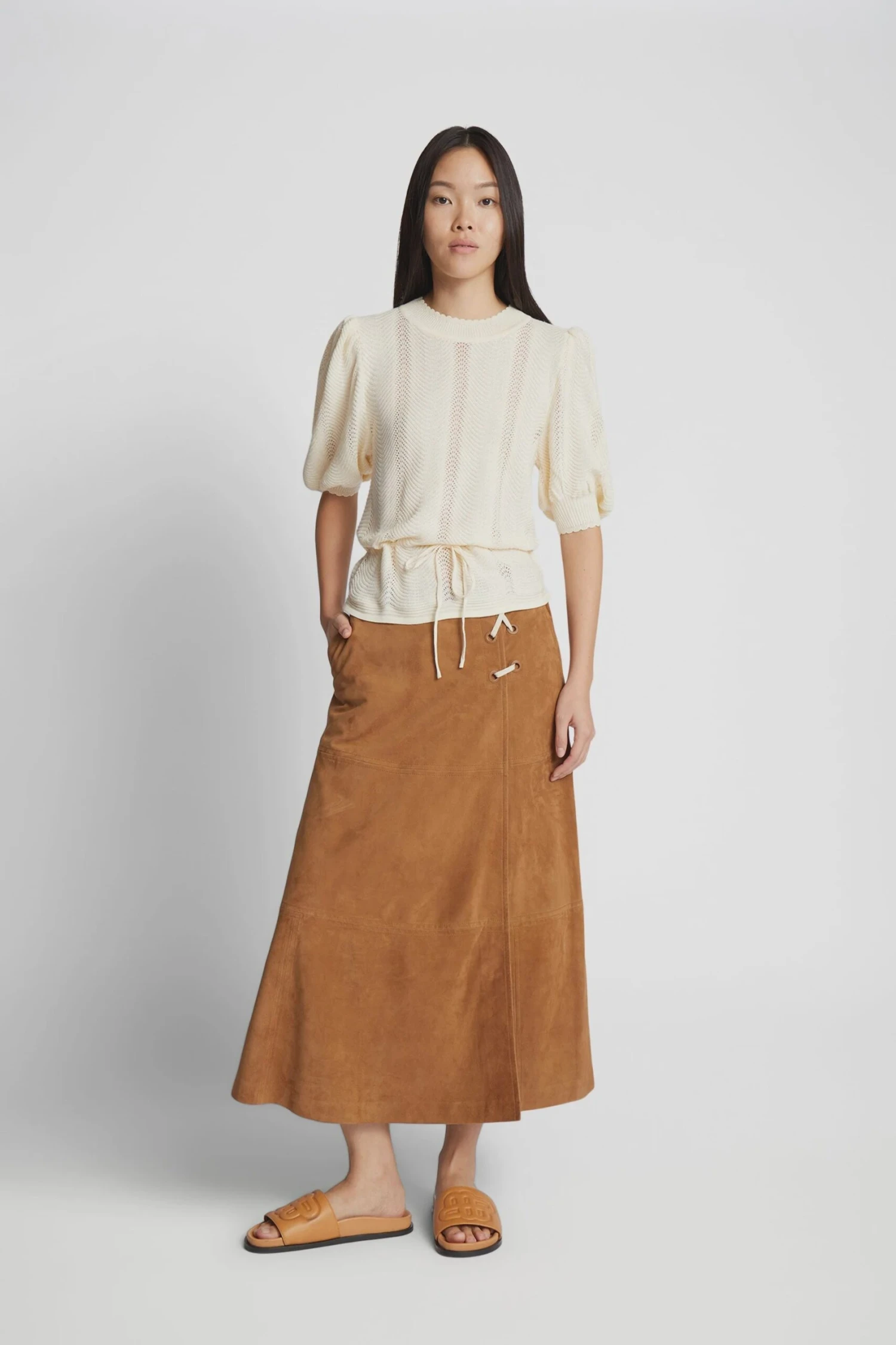 Munthe Felmine Knit Top - Ivory 4 Munthe Felmine Knit Top - Ivory - Image 2