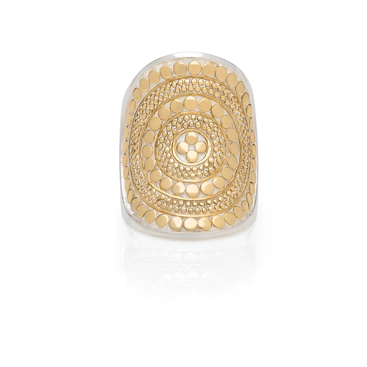 Anna Beck Classic Saddle Ring - Gold & Silver 4 Anna Beck Classic Saddle Ring - Gold & Silver - Image 2
