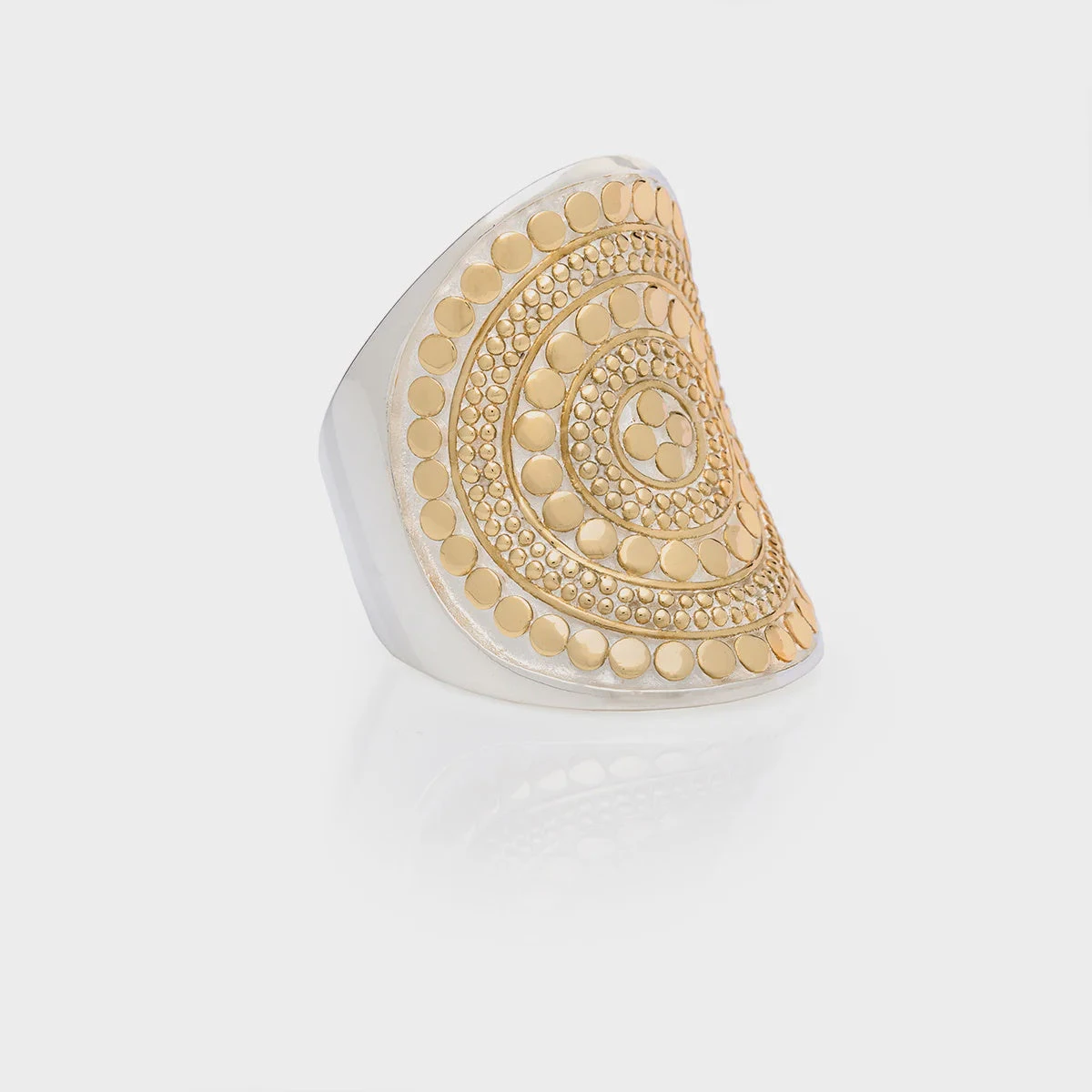 Anna Beck Classic Saddle Ring - Gold & Silver 8 Anna Beck Classic Saddle Ring - Gold & Silver - Image 6