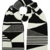Green Thomas Semaphore Blanket Scarf - Black White 2 Green Thomas Semaphore Blanket Scarf - Black White -Lulu&M 2 2447448e 2be7 4158 91c1 46945877e87c