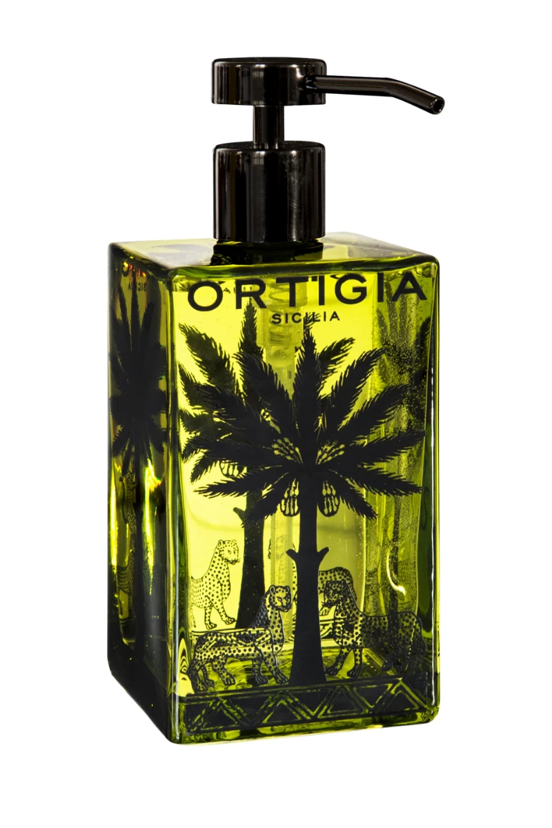 Ortigia Liquid Soap Glass Bottle - Fico D'India 3 Ortigia Liquid Soap Glass Bottle - Fico D'India