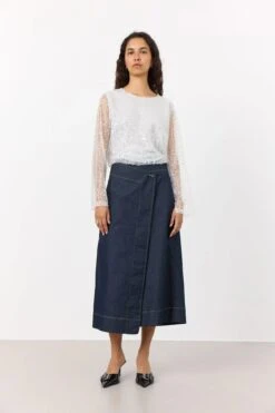 Alternative view of Levete Room Imporia 2 Blouse - Grey