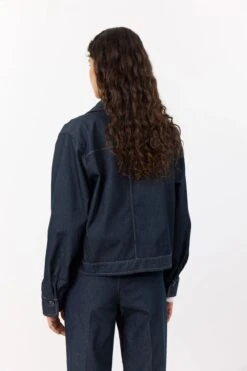 Levete Room Inez 2 Jacket - Dark Denim 10 Levete Room Inez 2 Jacket - Dark Denim -Lulu&M 301169 l299 m 03 jpg