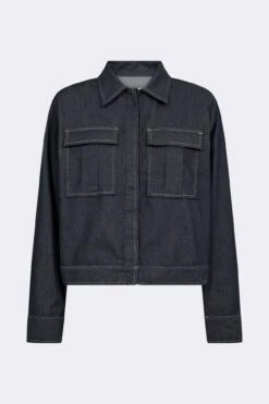Levete Room Inez 2 Jacket - Dark Denim 12 Levete Room Inez 2 Jacket - Dark Denim -Lulu&M 301169 l299 p 01