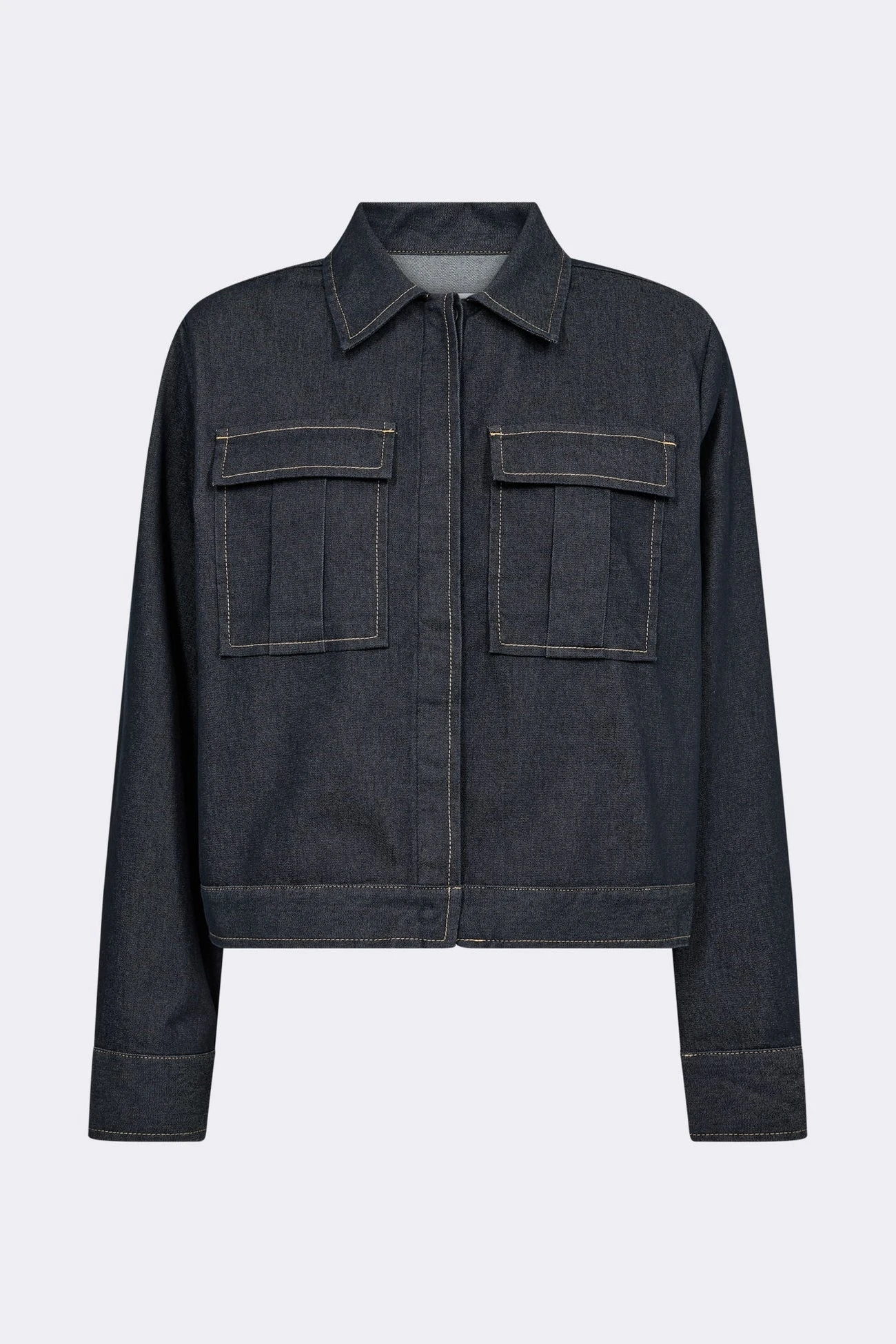 Levete Room Inez 2 Jacket - Dark Denim 7 Levete Room Inez 2 Jacket - Dark Denim - Image 5