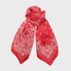 Black Colour Paisley Mini Scarf - Red -Lulu&M 3625RE 1 1088x1440 jpg
