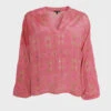 Black Colour Luna Blouse - Argyle Pink 1 Black Colour Luna Blouse - Argyle Pink -Lulu&M 39162AP 1 1024x1344 jpg