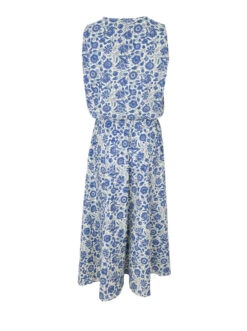 Alternative view of Black Colour Flora Summer Dress - Blue