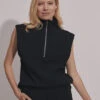 Varley Magnolia Half Zip Tank - Black 1 Varley Magnolia Half Zip Tank - Black -Lulu&M 3e26462d01a4e9a36c499acf4737bb386506d802 VAR01756 MAGNOLIA HALF ZIP TANK BLACK Drop2 044 jpg