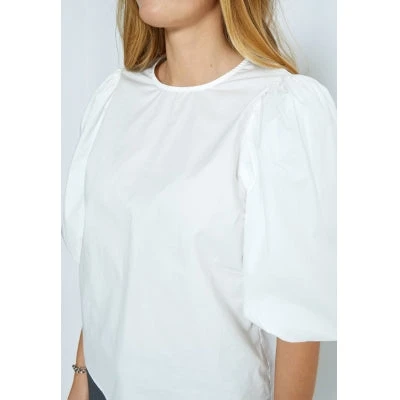 Minus Joa Short Sleeve Blouse - Cloud Dancer 6 Minus Joa Short Sleeve Blouse - Cloud Dancer - Image 4