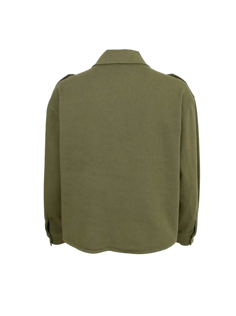 Black Colour Tully Shirt Jacket - Army 6 Black Colour Tully Shirt Jacket - Army - Image 4