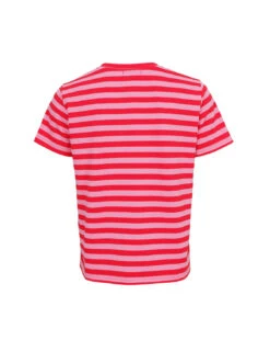 Alternative view of Black Colour Maisy T-Shirt - Red / Pink