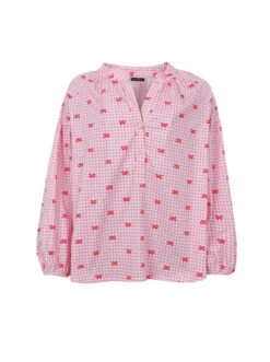 Alternative view of Black Colour Witty Shirt - Pink