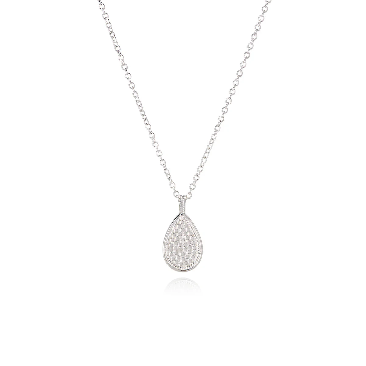Anna Beck Classic Teardrop Pendant Necklace - Reversible - Gold/Silver 4 Anna Beck Classic Teardrop Pendant Necklace - Reversible - Gold/Silver - Image 2