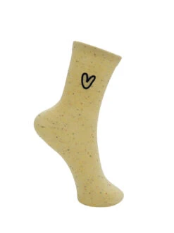 Black Colour Soul Heart Socks -Lulu&M 4353PY 1120x1504 jpg