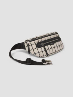 Varley Roby Belt Bag - Egret Mono Check