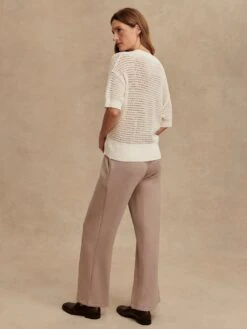 Alternative view of Varley Callie Knit Top - Egret Cream