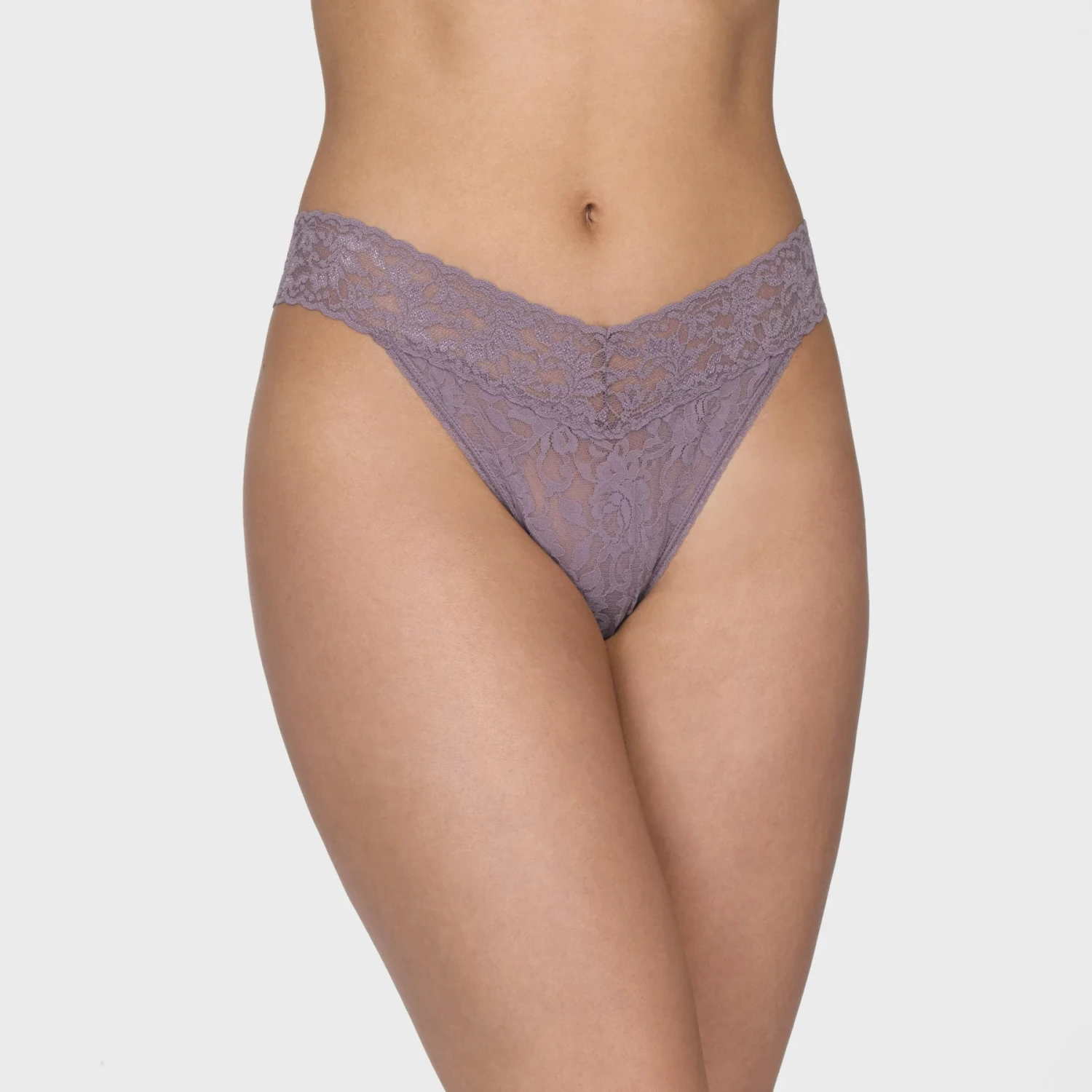 Hanky Panky Signature Lace Original Thong - Dusk 3 Hanky Panky Signature Lace Original Thong - Dusk