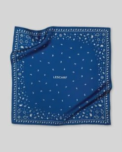 Lescarf Paisley Scarf - Klein Blue