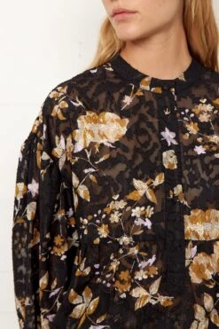 Alternative view of Second Female Betula Blouse - Black
