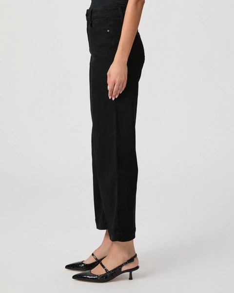 Paige Anessa Wide Leg Jean - Black Shadow 5 Paige Anessa Wide Leg Jean - Black Shadow - Image 3