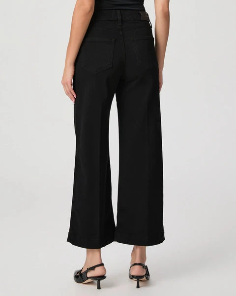 Paige Anessa Wide Leg Jean - Black Shadow 6 Paige Anessa Wide Leg Jean - Black Shadow - Image 4