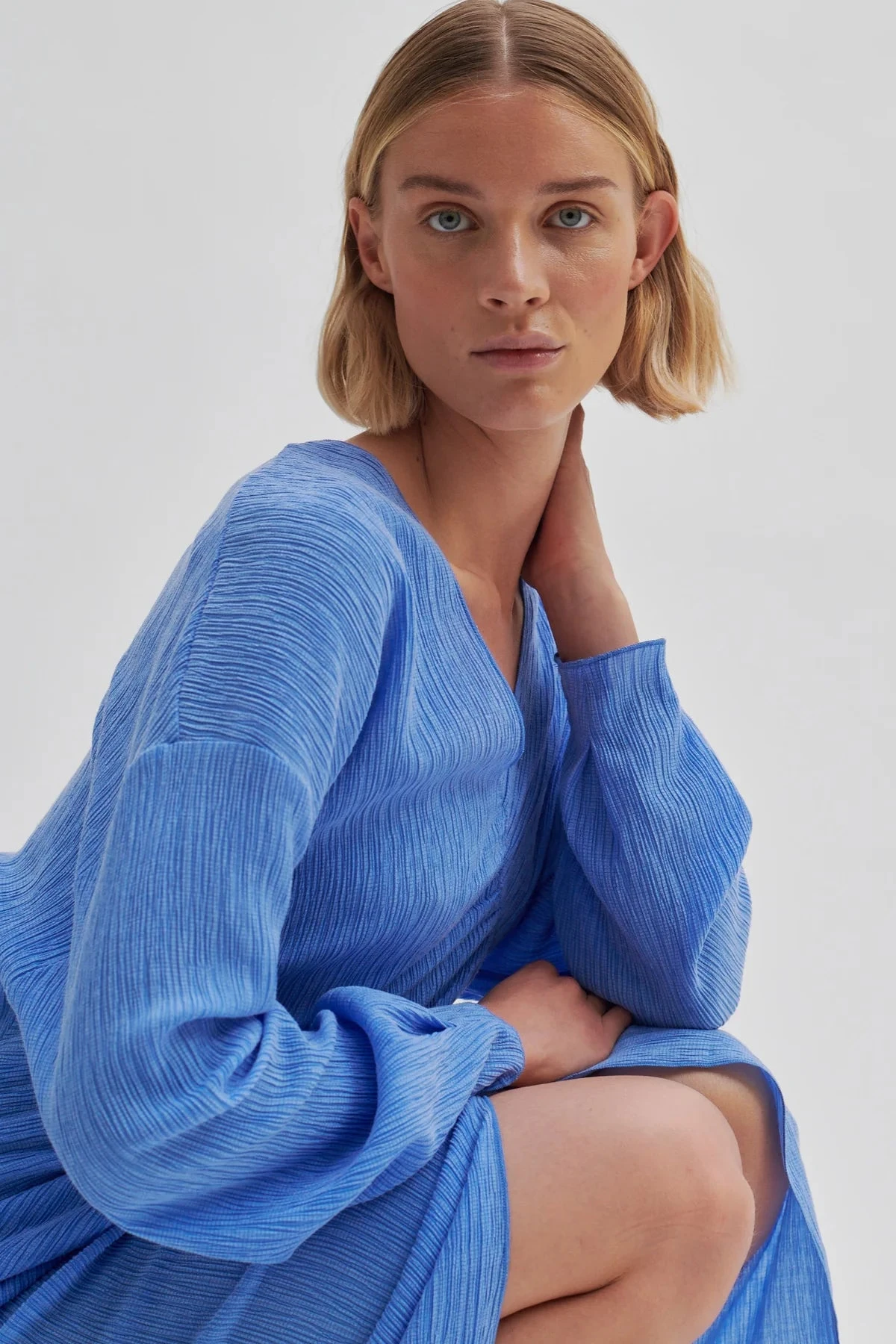 Second Female Belisa Dress - Cornflower Blue 4 Second Female Belisa Dress - Cornflower Blue - Image 2