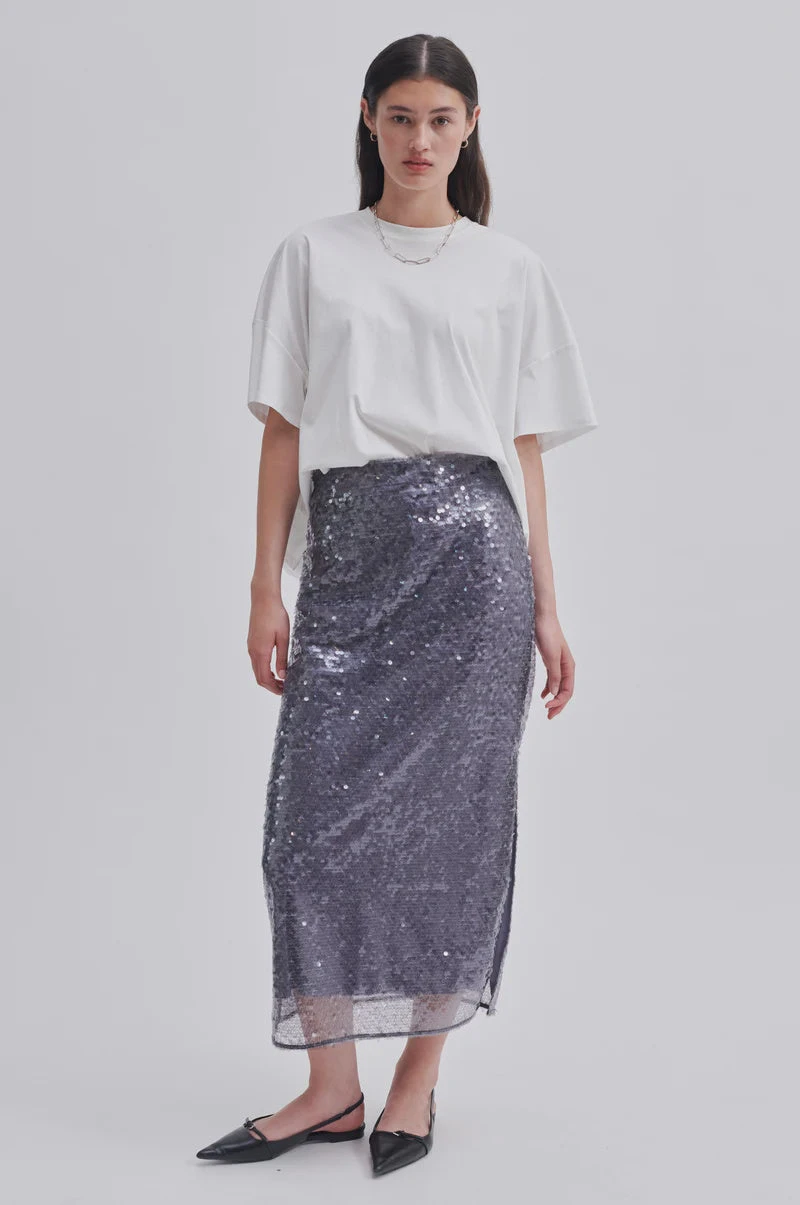 Second Female Vaja Sequin Skirt - Stormy Weather 3 Second Female Vaja Sequin Skirt - Stormy Weather