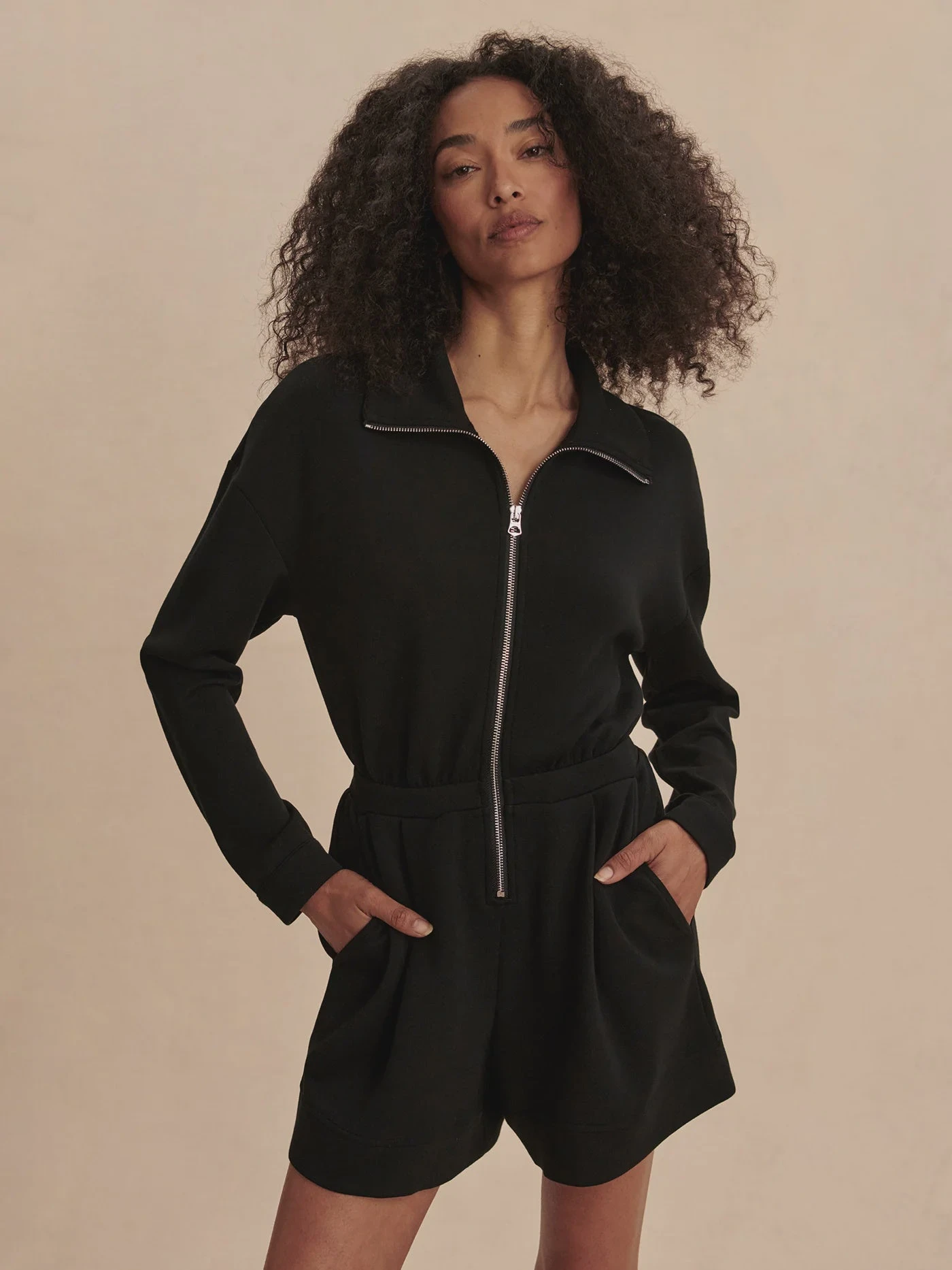Varley Annika Playsuit - Black 3 Varley Annika Playsuit - Black