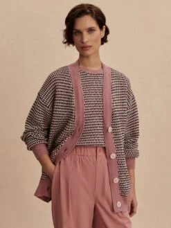 Varley Tiffany Textured Knit Cardigan - Woodrose Multi Stitch 8 Varley Tiffany Textured Knit Cardigan - Woodrose Multi Stitch -Lulu&M 6722d6d031aeb61e3a19ad4a4ef2306480d05955 VAR02588 TIFFANY TEXTURED KNIT CARDIGAN WOODROSE MULTI STITCH 080.jpg 2