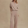 Varley The Wide Leg Pant 30 - Taupe Marl -Lulu&M 6f31e0293663018bc95c689533d3ed8b35246b89 VAR02105 THE WIDE LEG PANT 30 TAUPE MARL 027 jpg