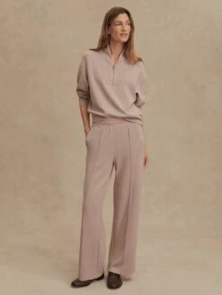 Varley The Wide Leg Pant 30 - Taupe Marl