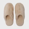 Black Colour Teddy Slippers - Cream 2 Black Colour Teddy Slippers - Cream -Lulu&M 7023CR 1120x1504 jpg