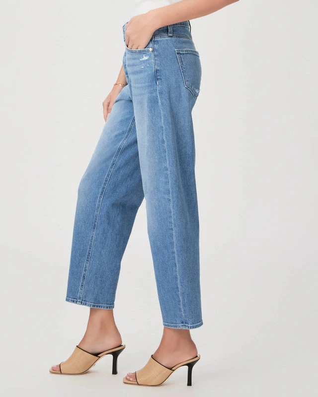 Paige Alexis Barrel Leg Jeans - Exhibition Distressed 4 Paige Alexis Barrel Leg Jeans - Exhibition Distressed - Image 2