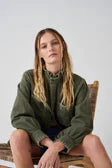 Alternative view of Seventy + Mochi Pablo Denim Jacket - Khaki