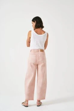 Seventy + Mochi BO Jeans - Cloud Peony Pink 8 Seventy + Mochi BO Jeans - Cloud Peony Pink -Lulu&M 70 M Look10 0912 jpg