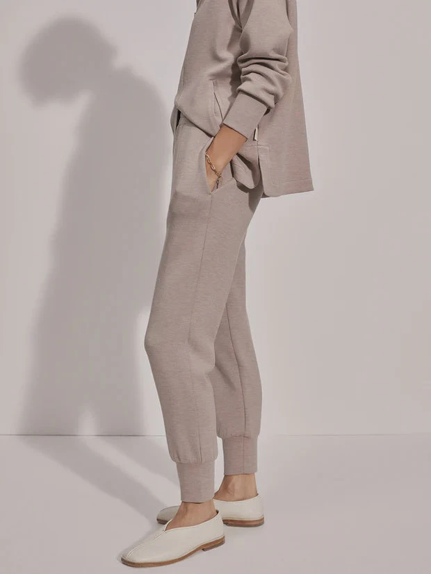 Varley The Slim Cuff Pant 27.5 - Taupe Marl 3 Varley The Slim Cuff Pant 27.5 - Taupe Marl